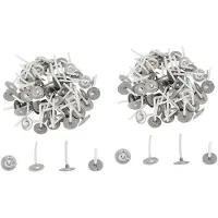 Typecat 1000Pcs Candle Wicks 1 Inch Low Smoke Candle Wick with Metal Tabs Tea Light Wicks for Candle Making