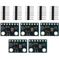 ISTOVO 5Pcs AD9833 Programmable Microprocessors Serial Interface Sine Square Wave DDS, Signal Generator Module