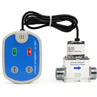 Torribaly Leakage Detector Water Purifier HM Leakage Alarm with Protection Valve Water Pipe Leakage Detector Automatic Shutdown