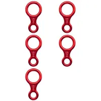 Torribaly 5X 35KN Rock Climbing Carabiner Figure 8Rappelling Rope Descender Aluminum Figure Belay Device Abseiling Downhill