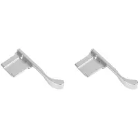 Torribaly 2X Metal Hot Shoe Cover Thumb Grip for X100F X100T X70 X-E3 X-A1 X-A2 X-A3 X-A5 X-M1 XA3 XE3 Silver