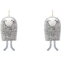 Torribaly 2X Vintage Wind Chime - Boho Style, Suitable for Outdoor, Garden, Patio Decoration. Cute Animal Groundhog Wind Chime,F