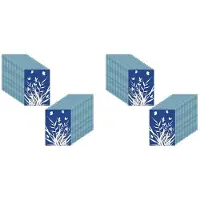 Typecat Cyanotype Paper, 120 Pcs A5 Sun Print Paper Kit, High Sensitivity Sun Print Nature Printing Paper Solar Drawing Pape