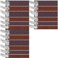 Torribaly 18pcs Leather Stamp, Alloy Steel Leather Carving Stamping Punching Tools for Leather Design Working- Silver
