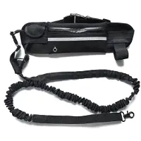 Kepptory Hand Free Dog Leash for Pet Walking Running Jogging Adjustable Dog Leash Waist Belt Chest Strap Traction Rope B