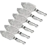 Torribaly 6PCS Stainless Steel Absinthe Spoons Vintage Cocktail Bar Glass Cup Drinking Filter Hollowed Out Absinthe Spoon