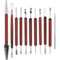 Kepptory 11-Piece Clay Sculpting Tools Set Perfect for Polymer Air Dry Modeling Clay Beginners & Professionals Ideal for DIY