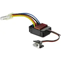 Torribaly QuicRun 1625 Brushless ESC 25A Waterproof Compatible with 2-3S LiPo for 1/16 1/18 Scale RC Trucks SUVs Trucks