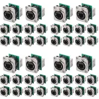 Torribaly 40PCS Ethercon Rj45 Chassis Socket, NE8FDP Ethercon Pass Through Connector, D Series Cat5 RJ45 Panel-Mount Socket