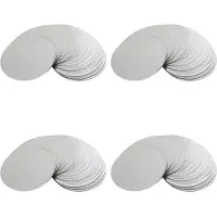 Torribaly 1200 Pcs 3 Inch Silver Wine Pourer Discs Drip-Proof Drip Pouring Pour Spout Pour Wine Thin Slice