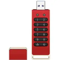 Torribaly Secure USB Drive, 128GB Encrypted USB Flash Drive Hardware Password Memory Stick with Keypad USB 3.1 Disk Flash