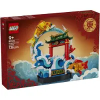 LEGO Lohikäärmeportin yli hyppäävä karppi 80120