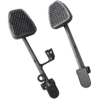Torribaly Non-Slip Foot Throttle Accelerator Throttle Speed Control Pedal and Foot Brake Pedal Fit for ATV Quad Bike Go Kart