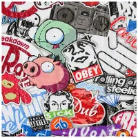 Torribaly Water Transfer Printing Film Hydrographics Dipping Kit Pig recorder Graffiti 0.5*2m