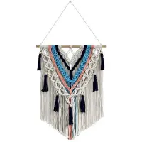 Tlily Colorful Tassels Hand-Woven Tapestries Nordic Style Room Wall Hangings Bohemian Homestay Decorative Wall Hangings B