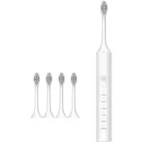 ISTOVO Electric Toothbrush Set USB Charging for Adults Rechargeable Electric Toothbrush with 4 Soft Brush Heads