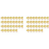 Torribaly 60Pcs Champagne Rubber Bottle Cap Cover Wine Stopper Kitchen Bar Supplies T-Shape Bottle Sealing Plug Bar Beer Cork