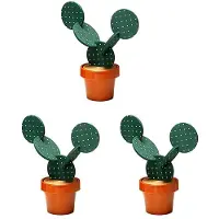 Torribaly Cactus Coasters Set for Drinks of 18 Pieces,Funny Coasters Cactus Gift with Flowerpot Holder for Home Office Bar Decor