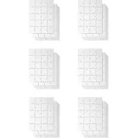 Semoic 36X Sublimation Blanks Puzzles DIY Blank Puzzle for Sublimation Transfer Thermal Transfer Heat Press Printing Crafts A5