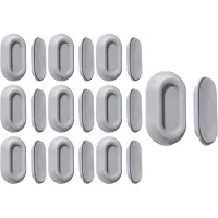 Kepptory 10PCS Magnetic Remote Control Holder Drill-Free Adhesive Wall Mount Holder for TV Fan Air Conditioner C