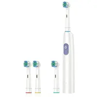 Torribaly Advanced 5-Speed Electric Toothbrush with 360 Rotating Soft Bristle , USB Rechargeable White