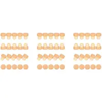 Torribaly 60 Pieces T Shape Wine Corks Tasting Corks T Shape Wine Corks with Beech Top Wooden Wine Bottle Stopper Stoppers Bottle