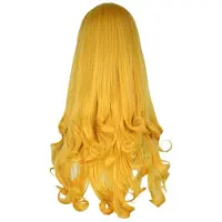 Torribaly Anime Sleeping Beauties Princess Wig Women Long Yellow Hair Cosplay Costume Halloween Party Wigs Long Curly Hair
