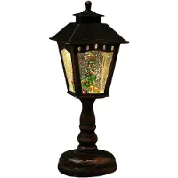 Semoic Christmas Decorations Crystal Luminous Night Light Christmas Ornaments Table Lamp Christmas Home Decoration Black Gold