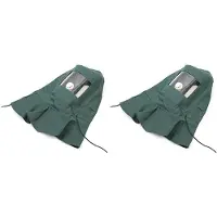 Torribaly 2X Industrial Labor Work Protection Canvas Sand Blasting Hood Anti Wind Anti Impact Mild Blasting Polishing Helmet