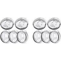 Torribaly 2X 20 Oz Skinny Replacement Lids Tumbler Replacement Lids Plastic Resistant Lids Covers Spill Proof Skinny