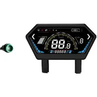Torribaly UKS6 Electric Scooter LCD Meter Color Screen 24V-72V Electric Bicycle Dashboard E-Bike Display Waterproof 5PIN