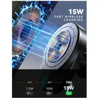 Torribaly JOYROOM Wireless Charging Car Phone Holder Magnetic Car Universal Air Vent Holder Navigation Portable Holder