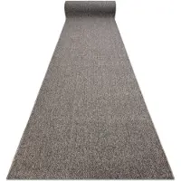 Rugsx Alfombra de pasillo CASABLANCA LOOM gris, lazo, suave Interior y exterior 80 cm 80x170 cm
