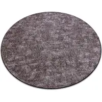 Rugsx Alfombra POZZOLANA círculo marrón 44 circulo 100 cm