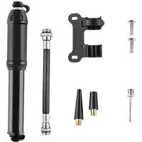 Semoic Bike Tire Pump Bike Pump for Road, Mountain and Bikes, High Pressure, Includes Mount Kit