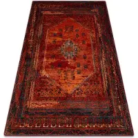 Rugsx Alfombra de lana OMEGA MISTIK rojo 235x350 cm