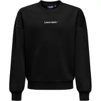 Only & Sons Osjtyson Ovz Ls Crew Sweat Lb - Black - 134-140
