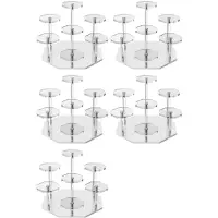 Typecat 5X Acrylic Risers Display Stand,7Tier Perfume Organizer and Cupcake Stand,Storage Display Stand for Collectibles