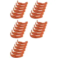 Torribaly Hard Hat Sweatband- Cotton Washable Hard Hat Self Adhesive Sweat Band Liner Reusable Hard Hat Helmet Sweat Pads 30PCS