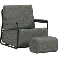 SoBuy Rentolituoli FST99-DG Harmaa 74x67x78 cm