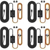 Typecat 4X for 70mai Hardwire Kit UP03 Only Type-C Port for 70mai A810 X200 Omni M500 24H Parking Monitor Power (A)
