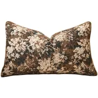 Typecat Neutral Floral Pillowcases, Plush Rectangular Cushion Covers, Decorative Farmhouse-Style Sofa Cushion Covers Brown