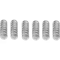 Typecat Canning Lids Regular Mouth for /Kerr Jars, Split-Type Metal Jar Lids with Silicone Seals, Silver, 42 PCS
