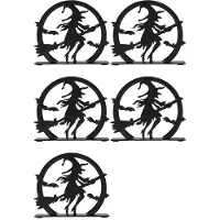 Typecat 5X Halloween Napkin Storage Rack, Witch Desktop Napkin Storage Box Dining Table