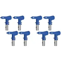 ISTOVO 8pcs Airless Paint Sprayer Tips,Paint Sprayer Spraying Machine Part for Homes Buildings Decks Fences(211,313,415,517)