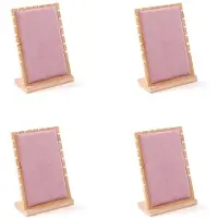 Torribaly 4X Pendant Bracelet Holder Necklace Storage Rack Jewelry Display Stand Jewelry Prop Display Tray Counter Home Decor B
