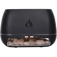 Melitt Rock Scent Diffuser Rock Lamp USB Air Humidifier 3D Flame Diffuser Essential Oils Diffuser Aromatherapy Air Freshener