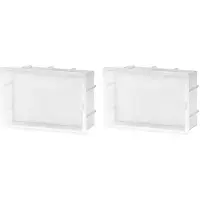 Torribaly 2X Large Resin Molds, Rectangle Silicone Molds for Resin Casting, Epoxy Resin Molds for Flower Preservation