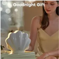 Semoic Shell Style Aromatherapy Humidifier, Essential Oil Specific Aromatherapy Machine, Indoor Air Humidification