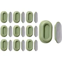 Semoic 10PCS Magnetic Remote Control Holder for TV Fan Air Conditioner Drill-Free Adhesive Wall Mount Holder B